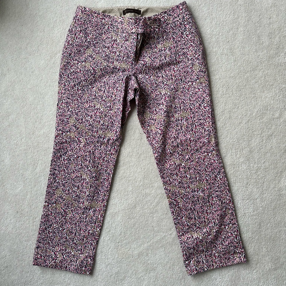 Floral chino pants